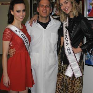 Miss CA Teen 2016 and Miss CA 2016 with Beverly Hills Dentist