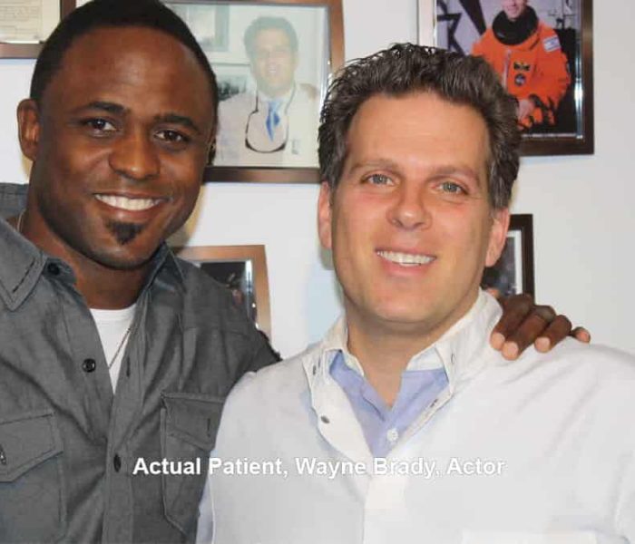 Wayne Brady with Dr. Joseph Goodman